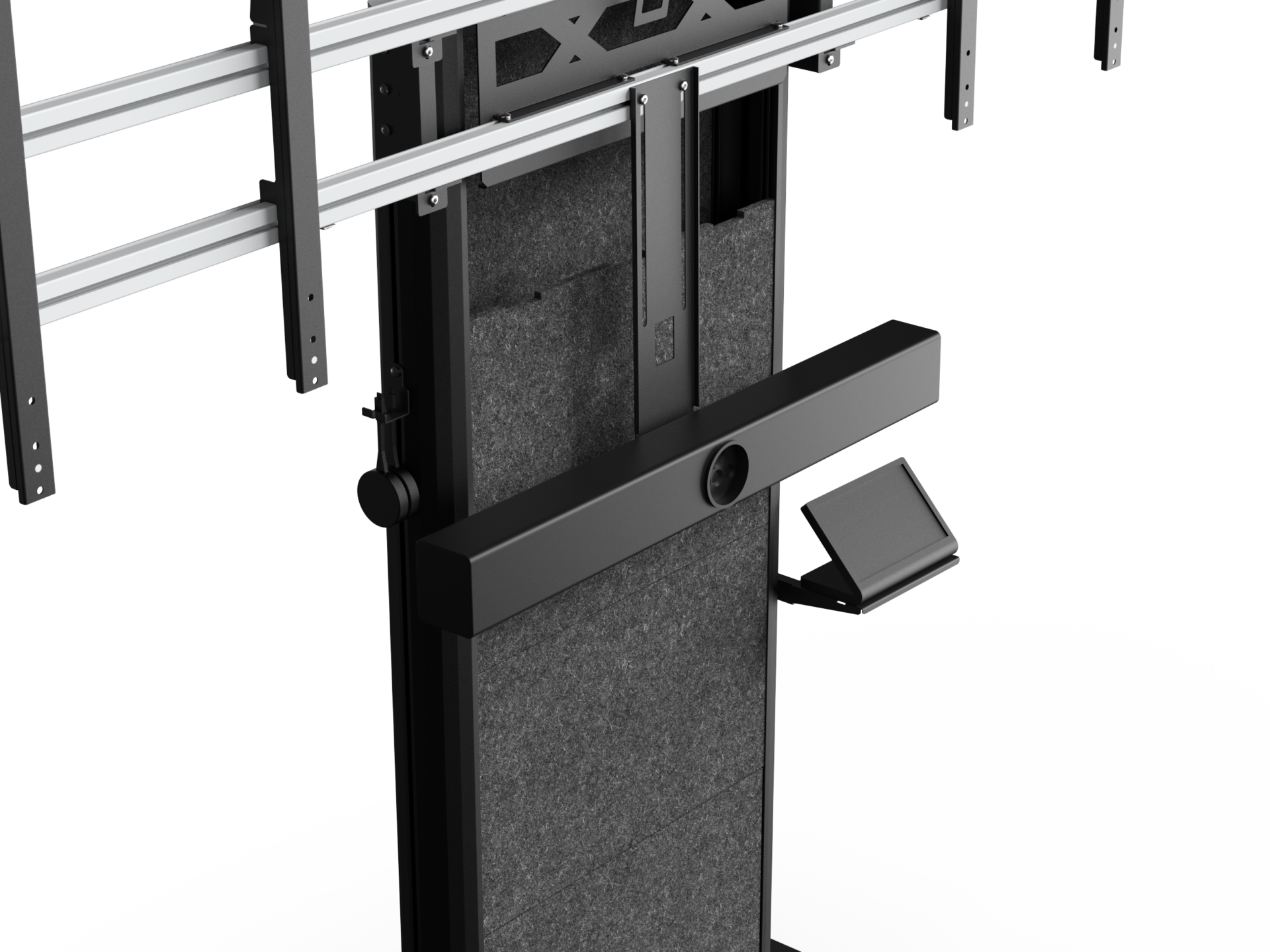 EVER Freestand + Crestron Videobar Side